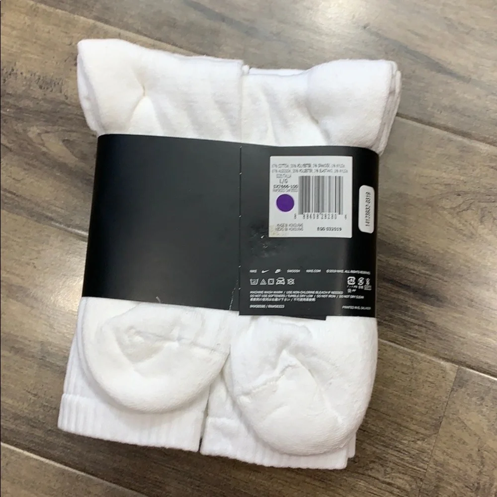 NIKE EVERYDAY COTTON CUSHIONED CREW MEN’S SOCKS